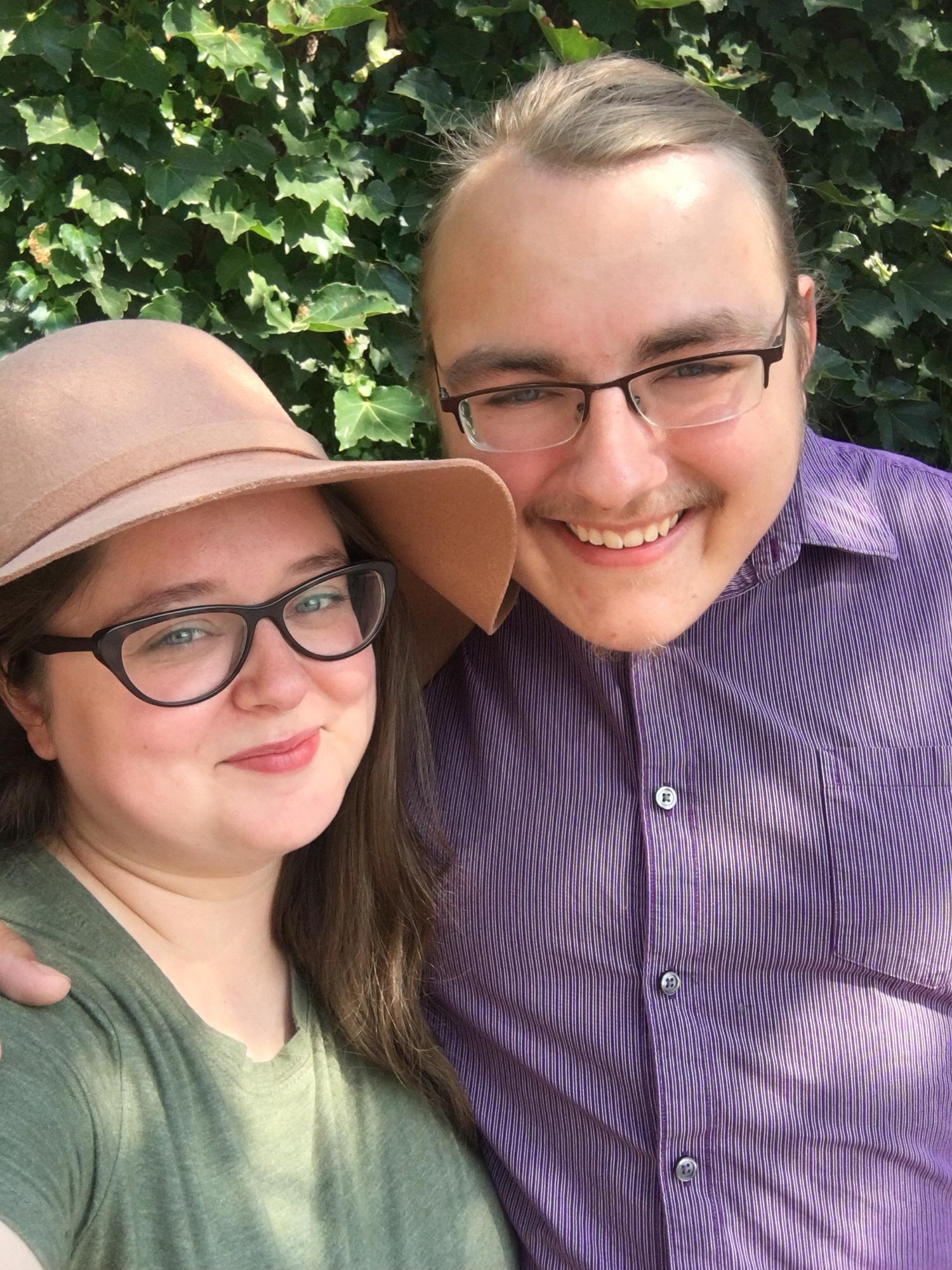 Cheyenne and Jeff took this picture while on a day trip to Omaha right before student teaching. We were so excited to start that new chapter of our life!
