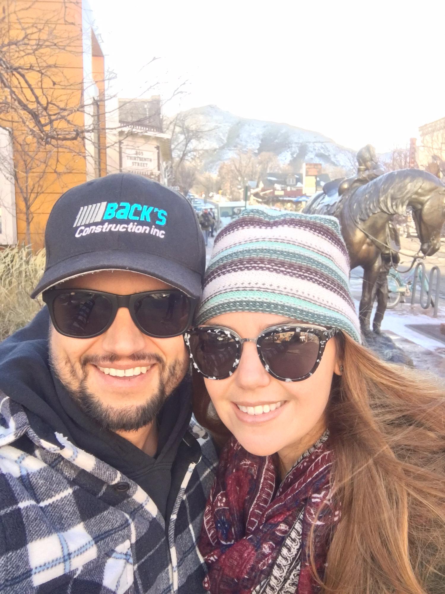 A chilly day in Golden, Colorado!
