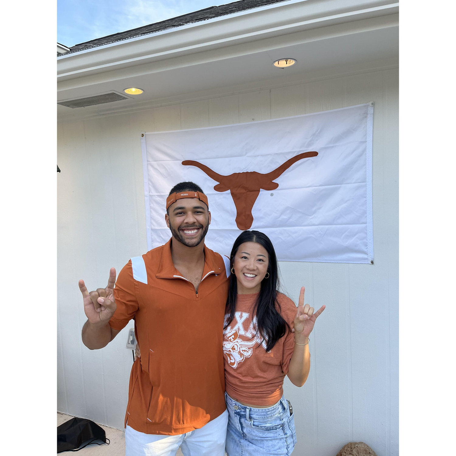 BIG UT football and volleyball fans, please let them know if you plan on attending a game! This was Haley's first away game, where Bradley had her wake up at 7am to pre-game.