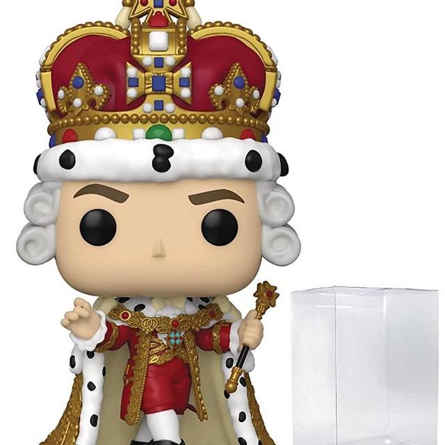 POP Broadway: Hamilton - King George Funko Vinyl Figure (Bundled with Compatible Box Protector Case), Multicolor, 3.75 inches