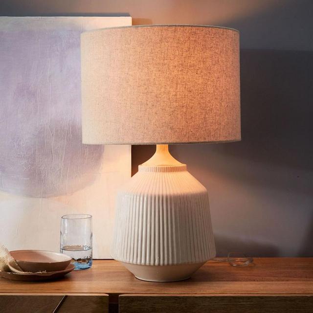 Roar + Rabbit Ripple Ceramic Table Lamp
