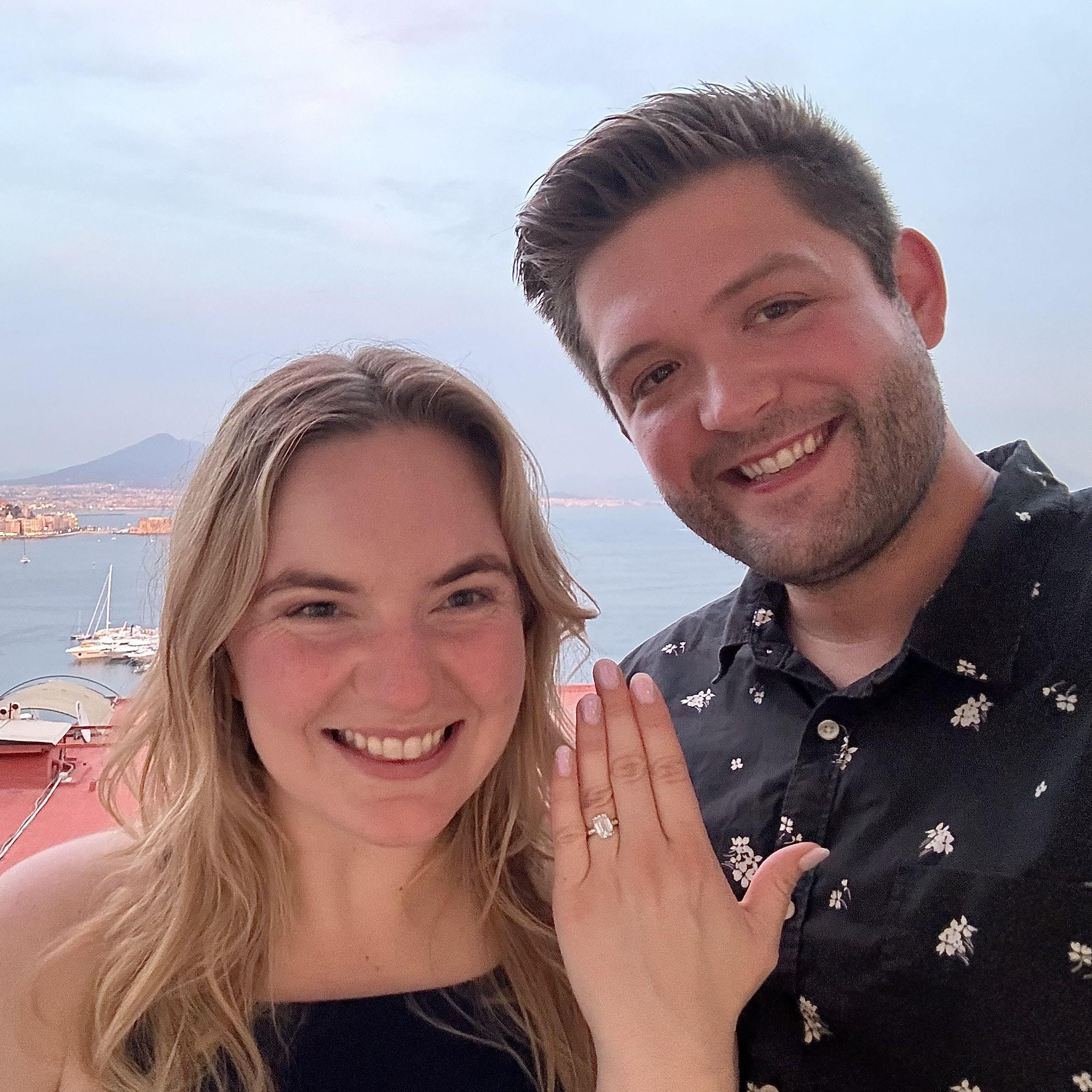 Ryan's proposal to Katherine in Naples, Italy (August 29, 2024)