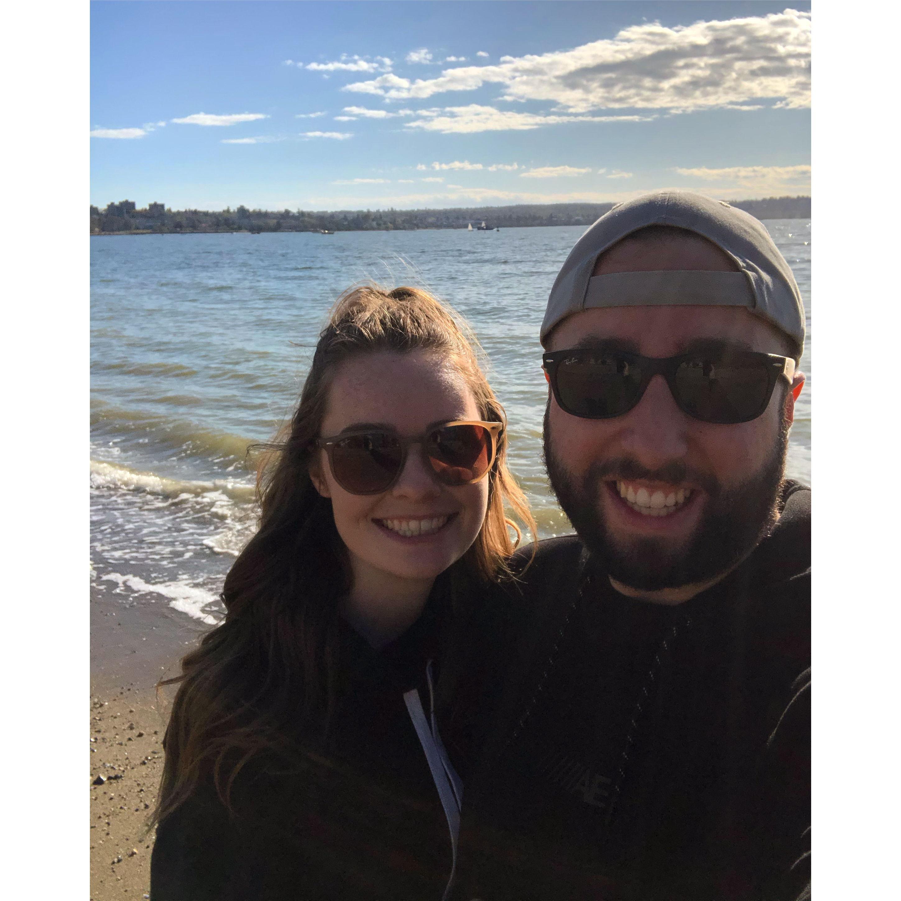 23/04/2021 our first time at the Pacific ocean