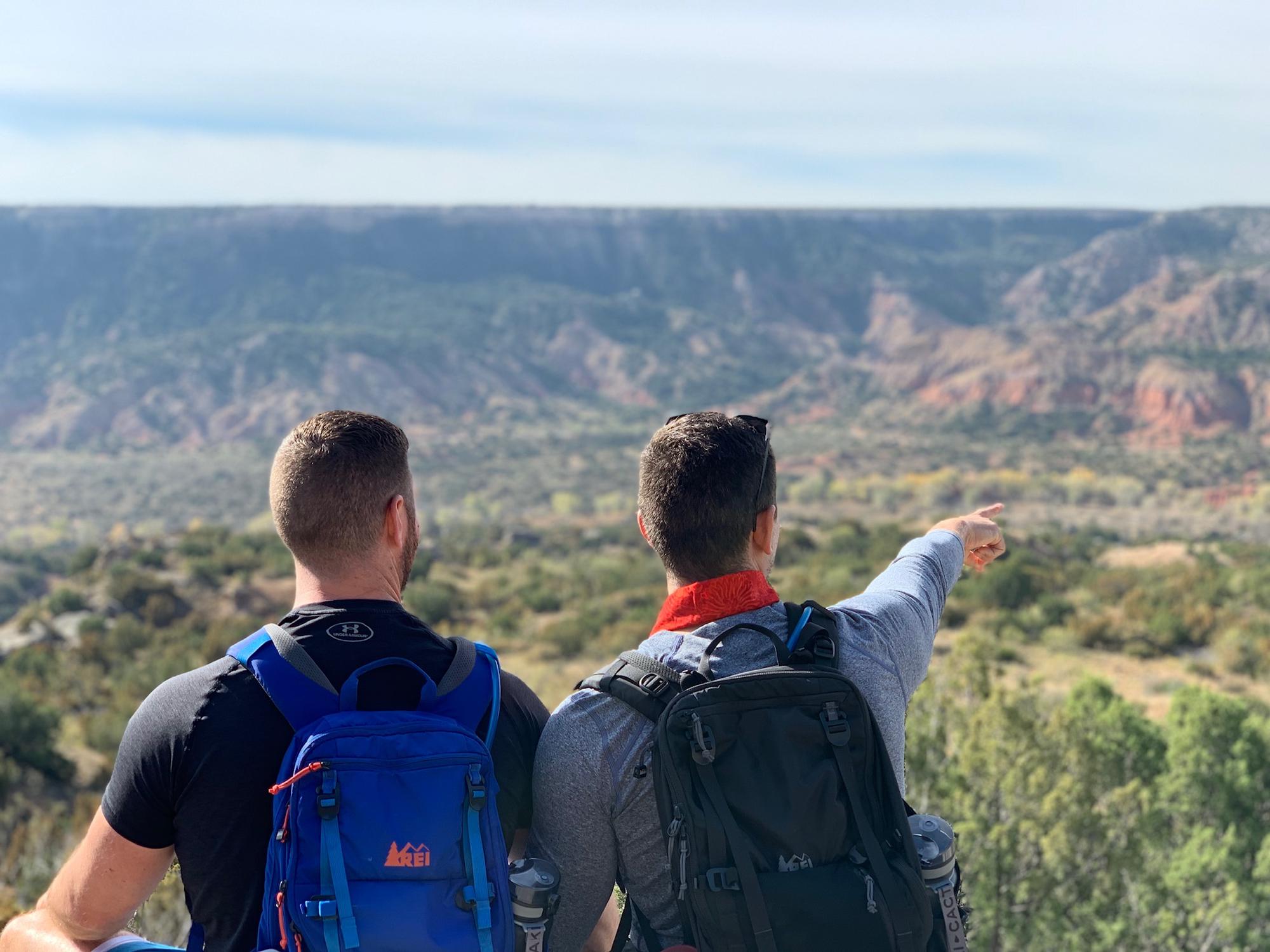Hiking in Palo Duro Canyon in West Texas