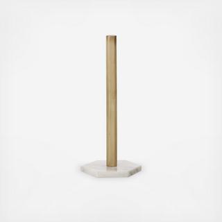 Brass & Marble Paper Towel Stand