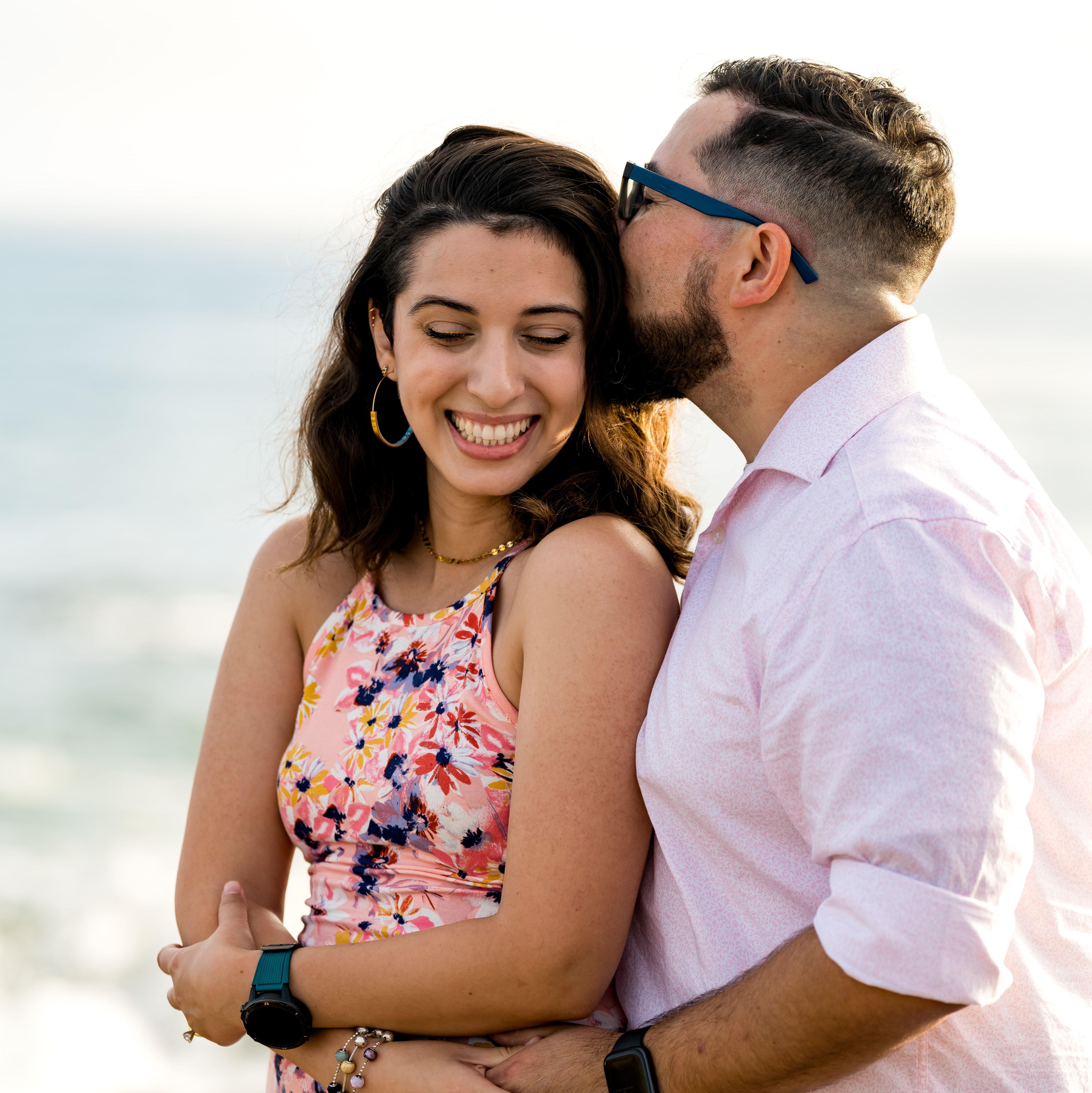 We wanted to take our engagement photos at our cliffs where we became a couple, but as the engagement story shows, that place has gotten busy over the years. These are nearby in Leo Carillo.