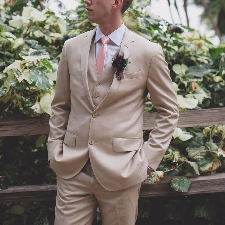 FlexSuits | Men's Blush Pink 3 Piece Slim Fit Suit $129.95
Suit Outlets | Blush Solid Color 3 Piece Slim Fit Suit Button Peak Lapel $219.95