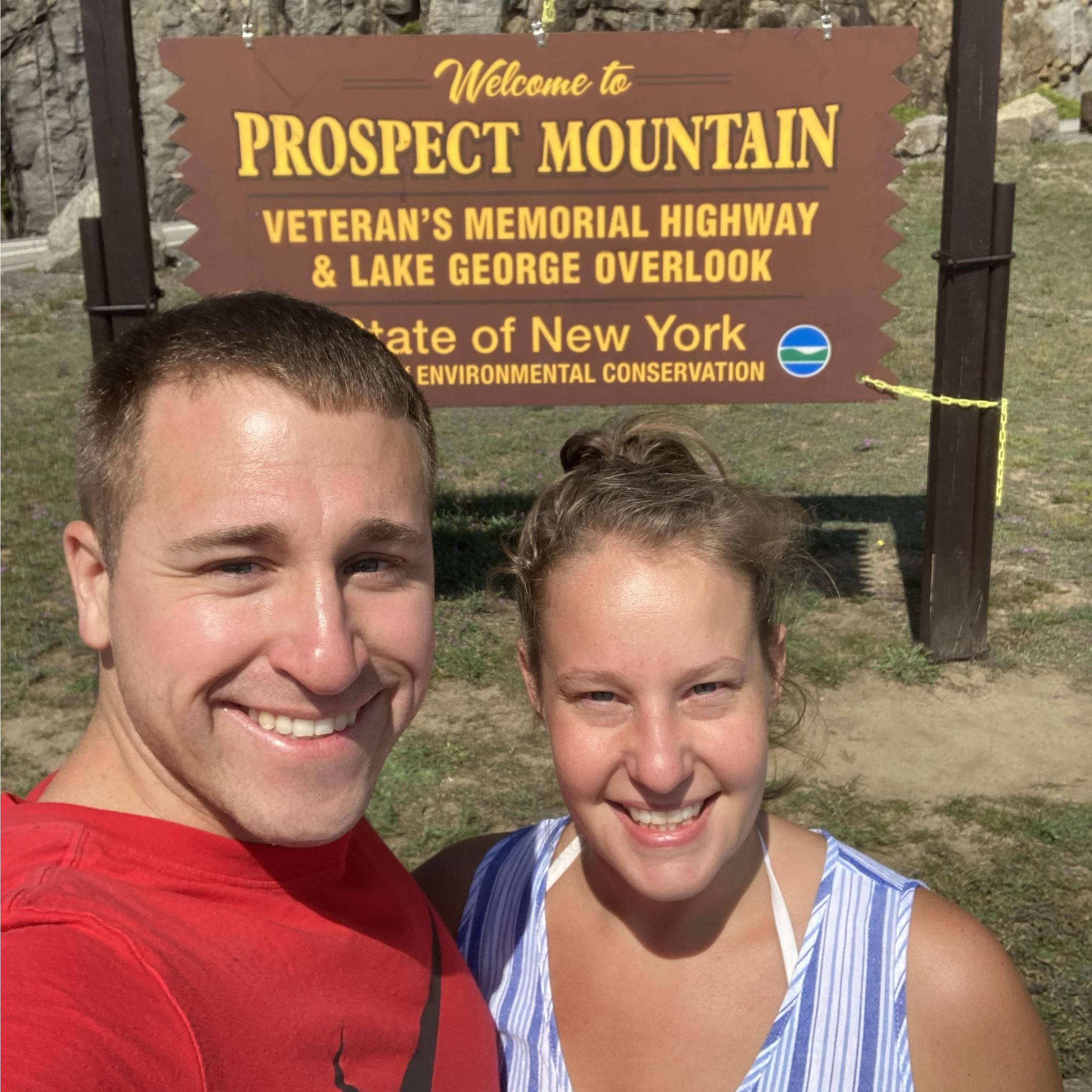 Prospect Mountain near Lake George in New York (September 2021)