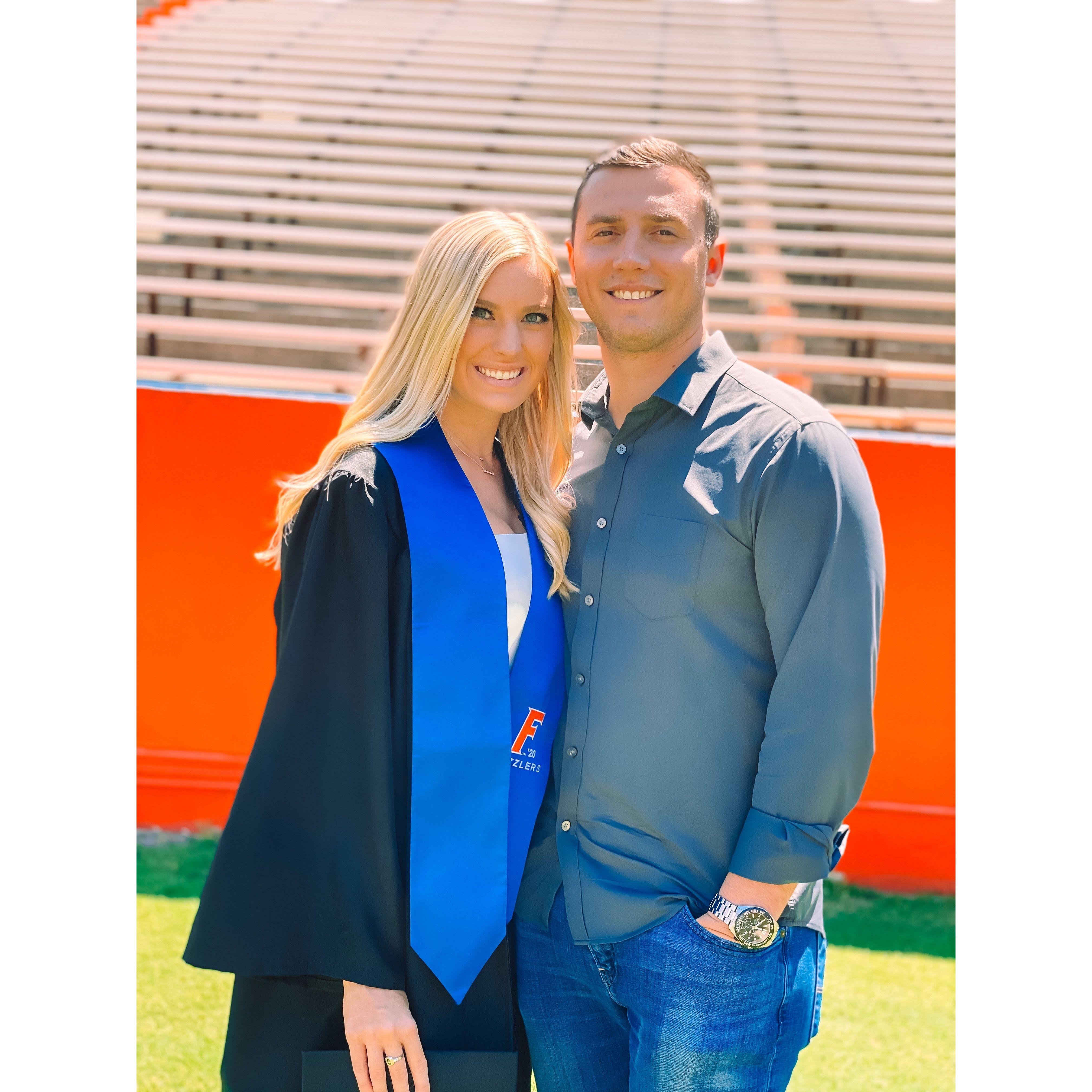 May 7, 2021 - In person graduation ceremony (since covid cancelled graduation in 2020)