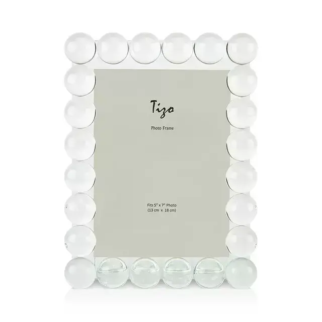 Tizo Crystal Single Bubble Frame, 5" x 7"