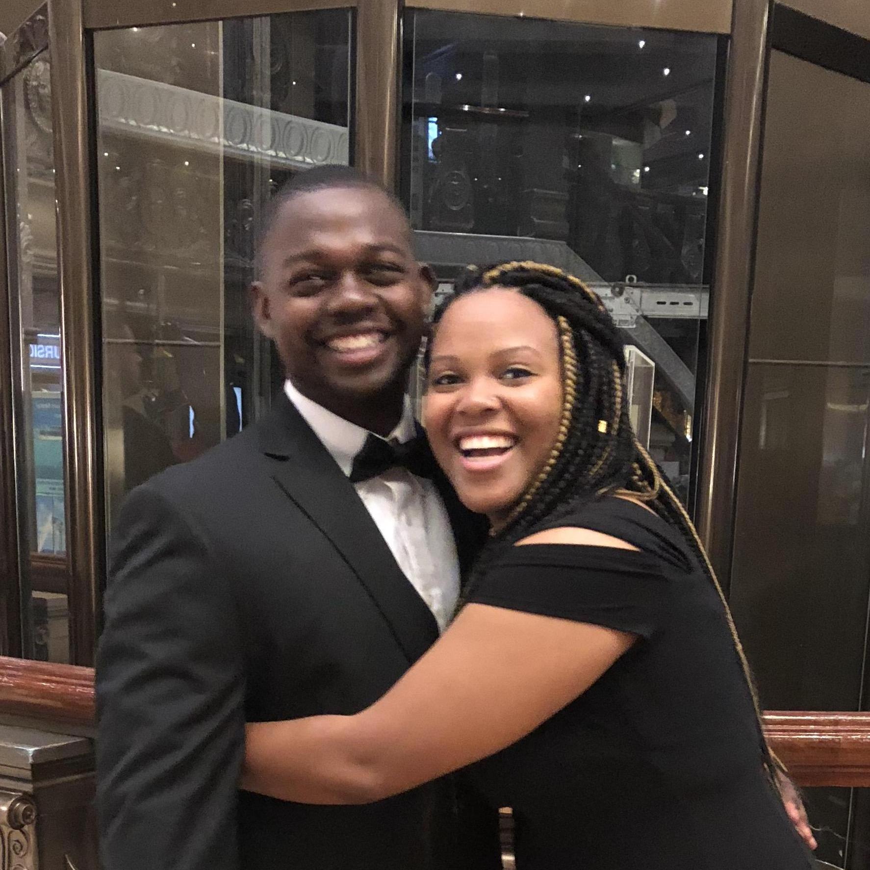 He proposed about two hours later after taking this picture!