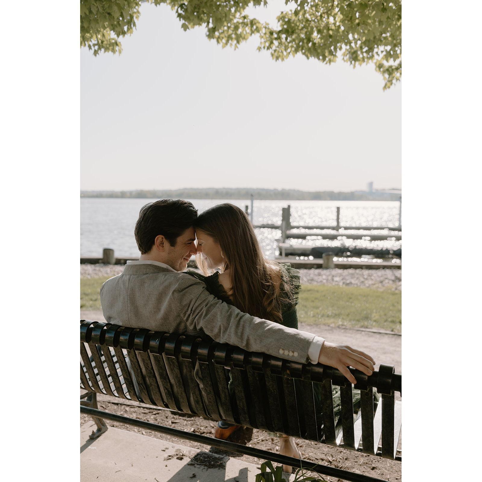 Engagement shoot in Old Town Alexandria - April 2024