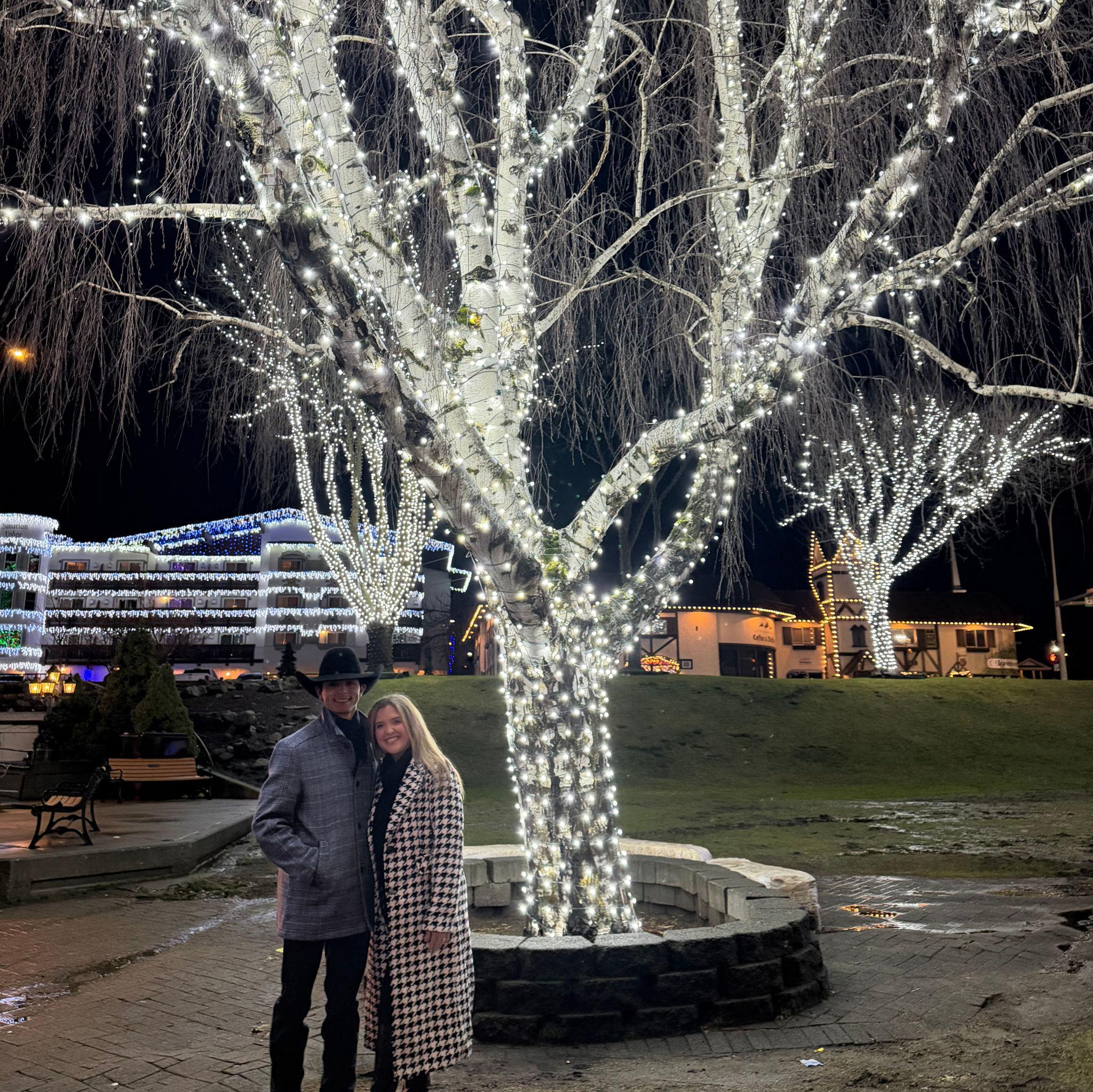 Christmas Lights in Leavenworth, Washington.