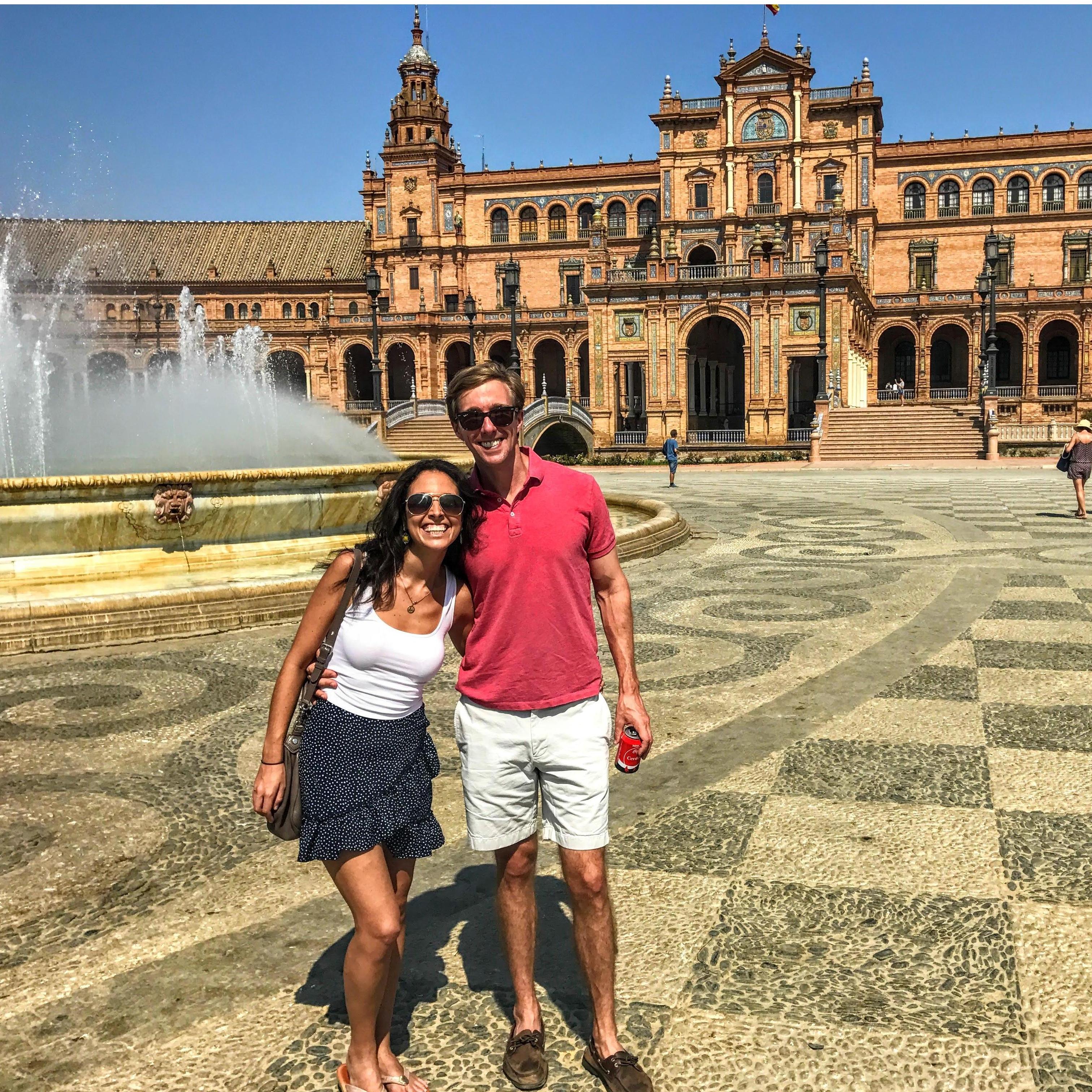 104-degree weather in Spain. We drank a lot of Coke Zero on this trip.