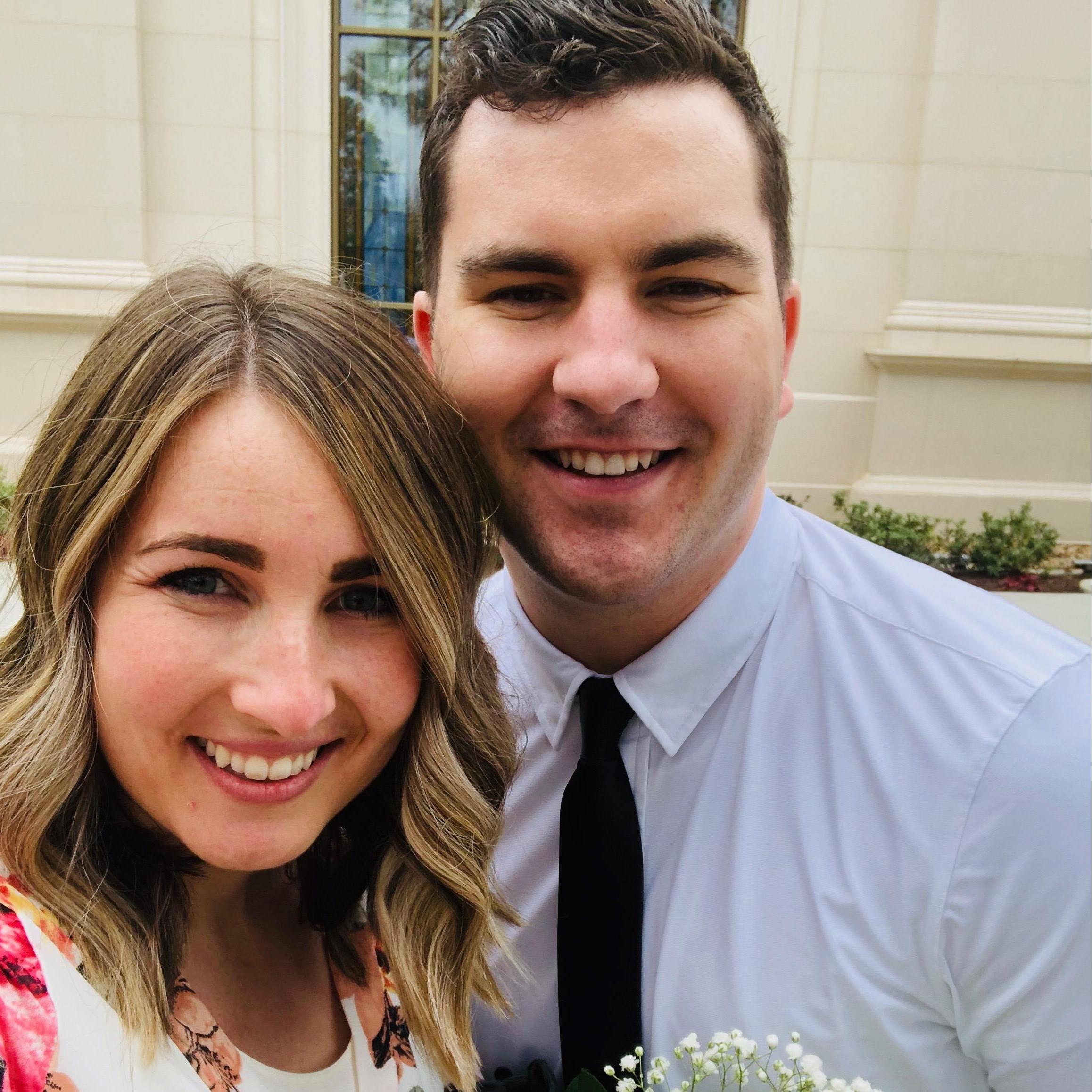 Our social media wedding announcement picture taken at our friends' wedding. We love the Cooper Clan!