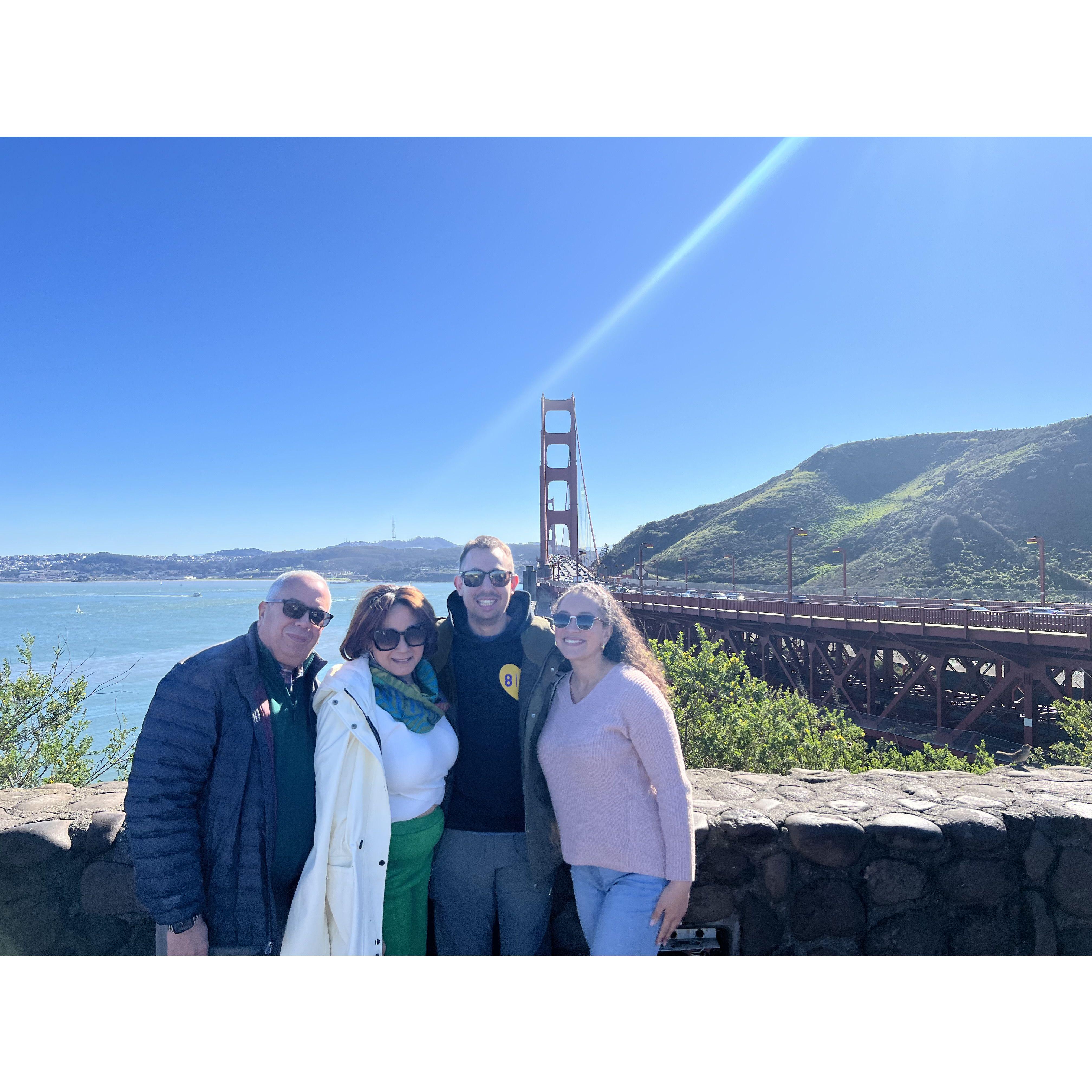 Golden Gate Bridge & Sausalito with the Martinez Family!