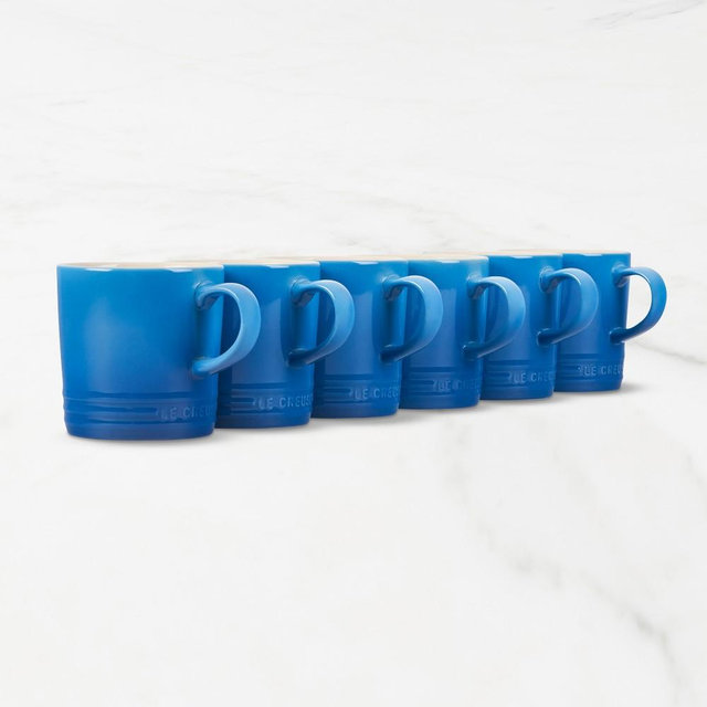 Le Creuset London Mugs, Set of 6, Marseille