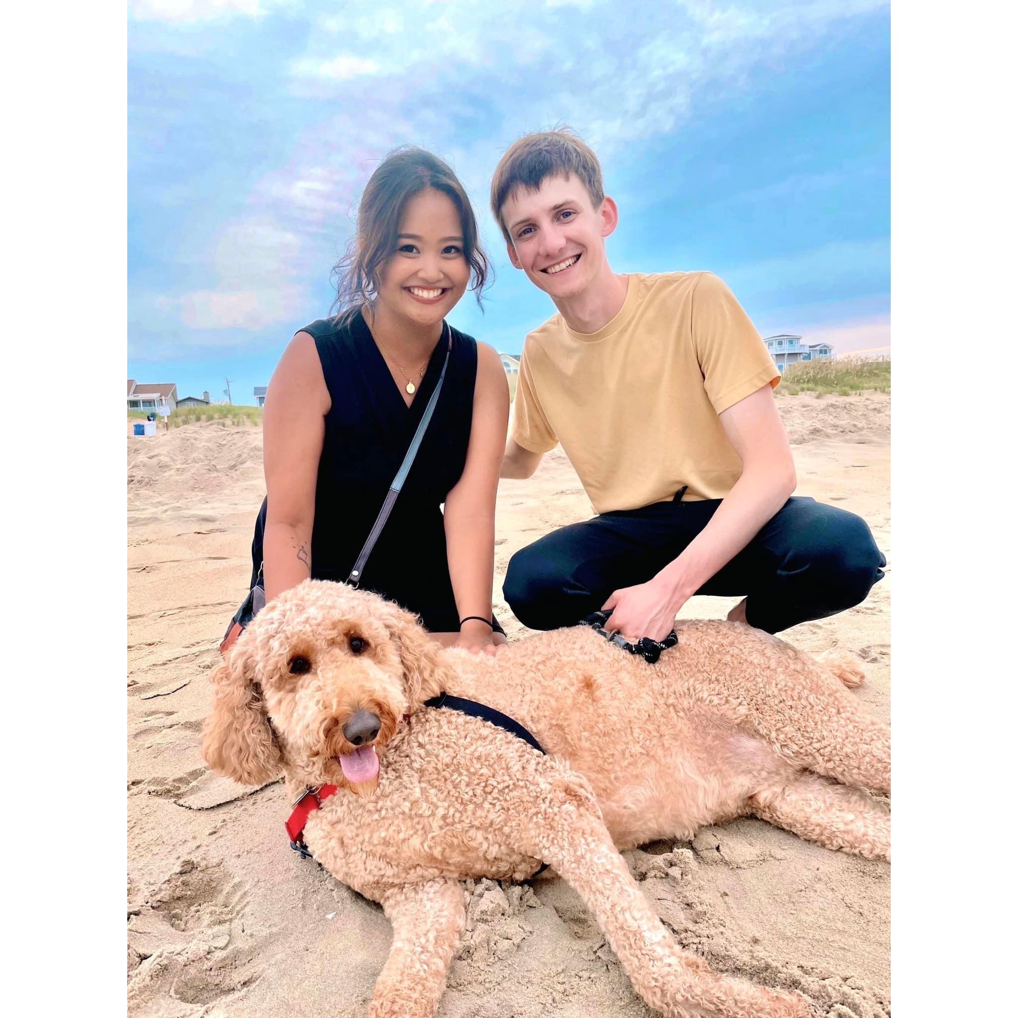 Our happy little family. Sandbridge 2023.