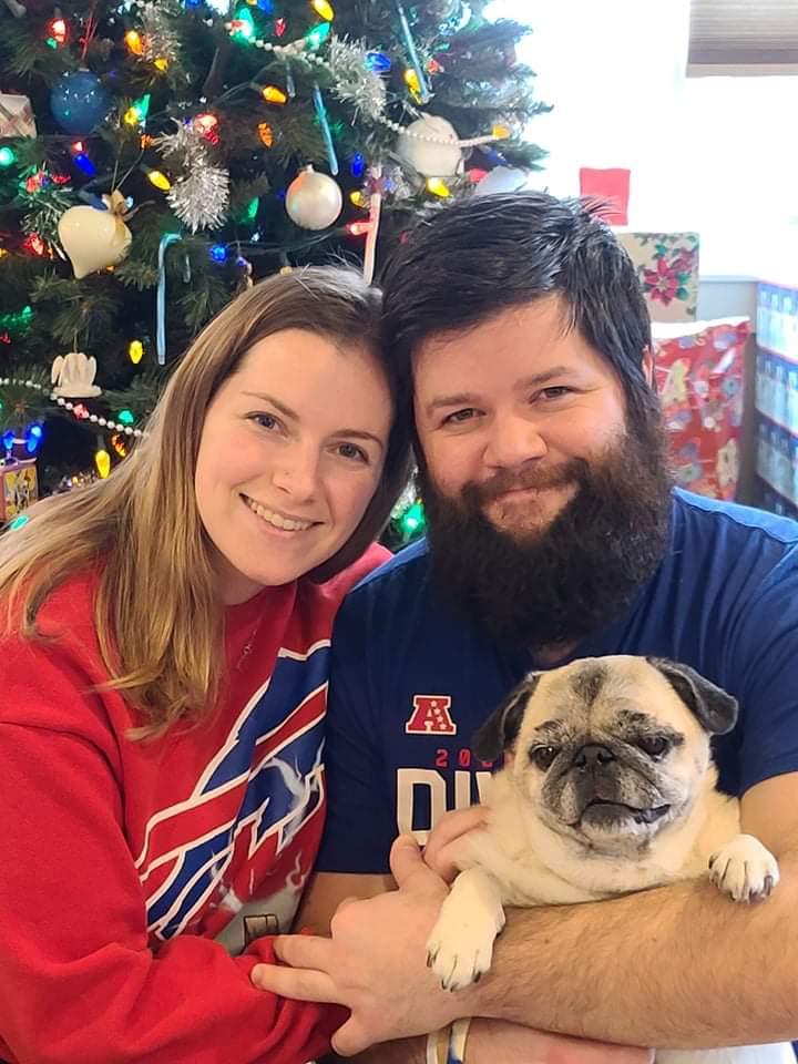 Andy's two favorite gals Christmas 2021