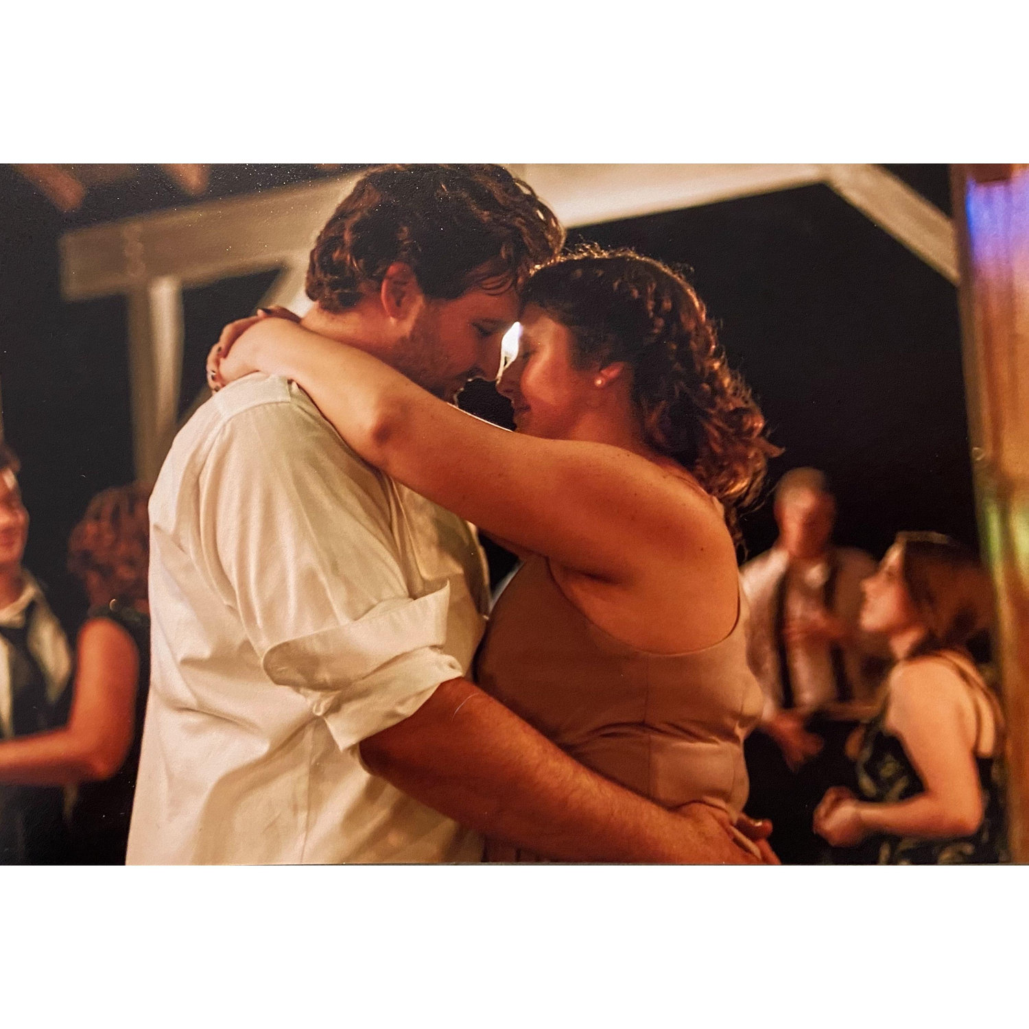 At Molly's brother's wedding (2019).