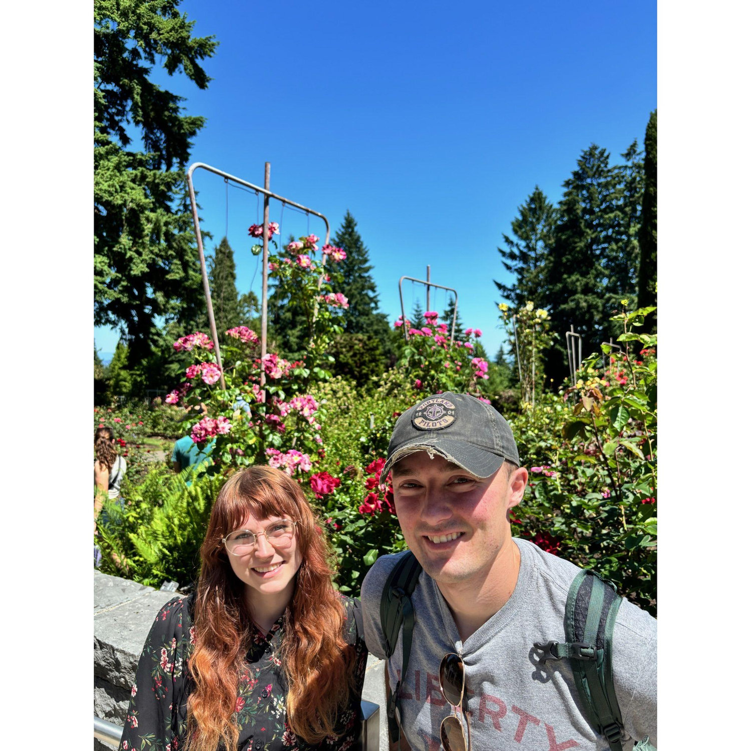 Rose gardens in Portland, OR