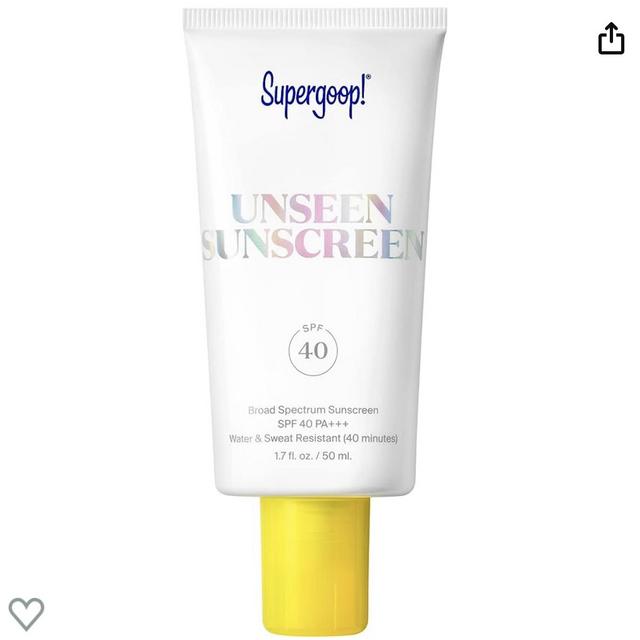 Supergoop! Unseen Sunscreen - SPF 40-1.7 fl oz - Invisible, Broad Spectrum Face Sunscreen - Weightless, Scentless, and Oil Free - For All Skin Types and Skin Tones