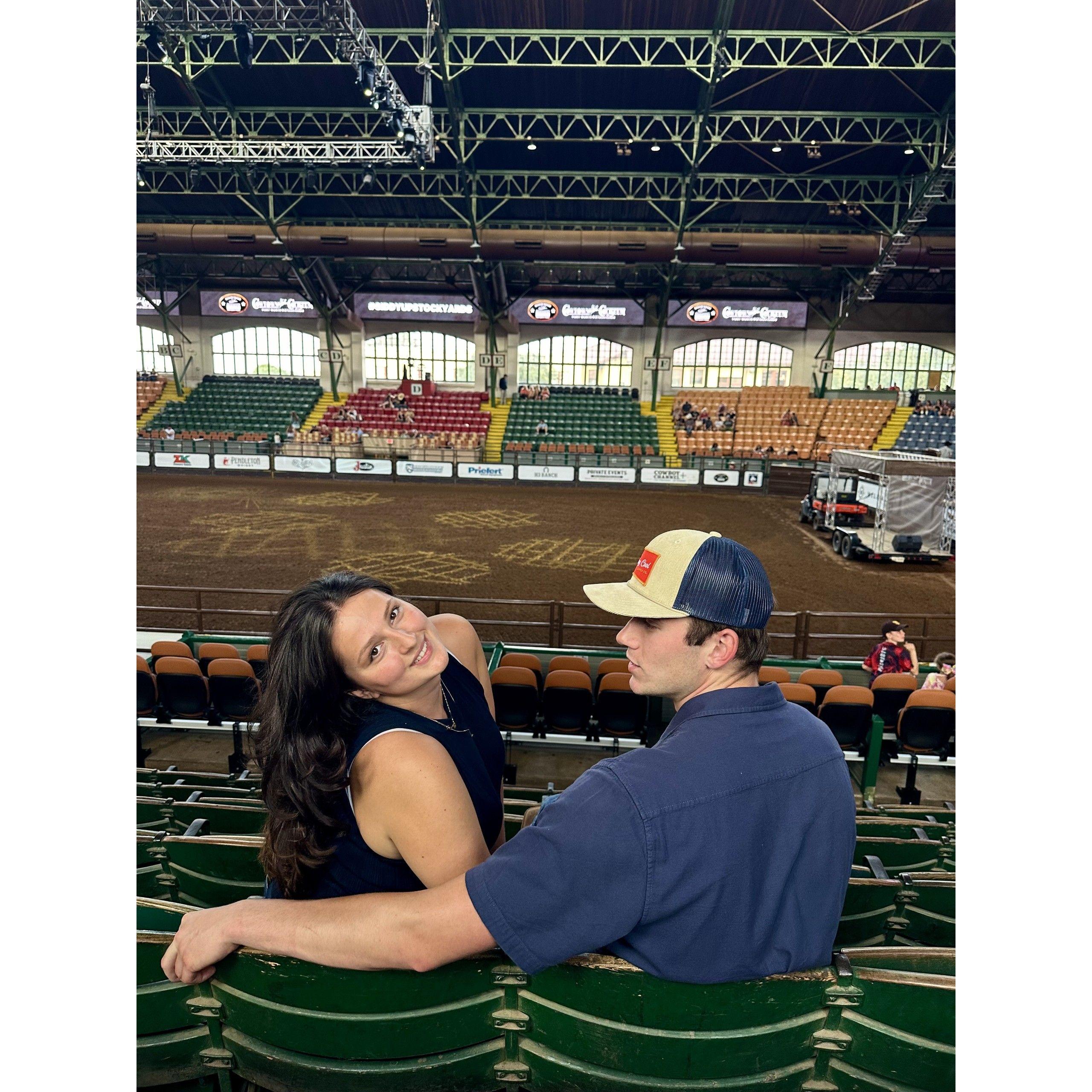 Visiting Svetlana's dad in Fort Worth, Texas!