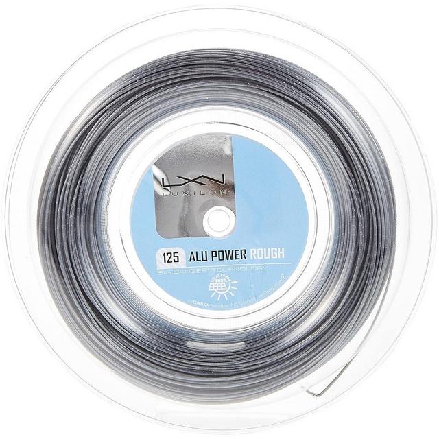 Luxilon ALU Power Rough 125 Tennis String - 100m Reel, Grey