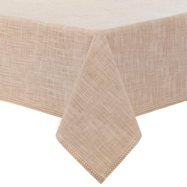 Superion 60-Inch x 120-Inch Oblong Tablecloth in Natural