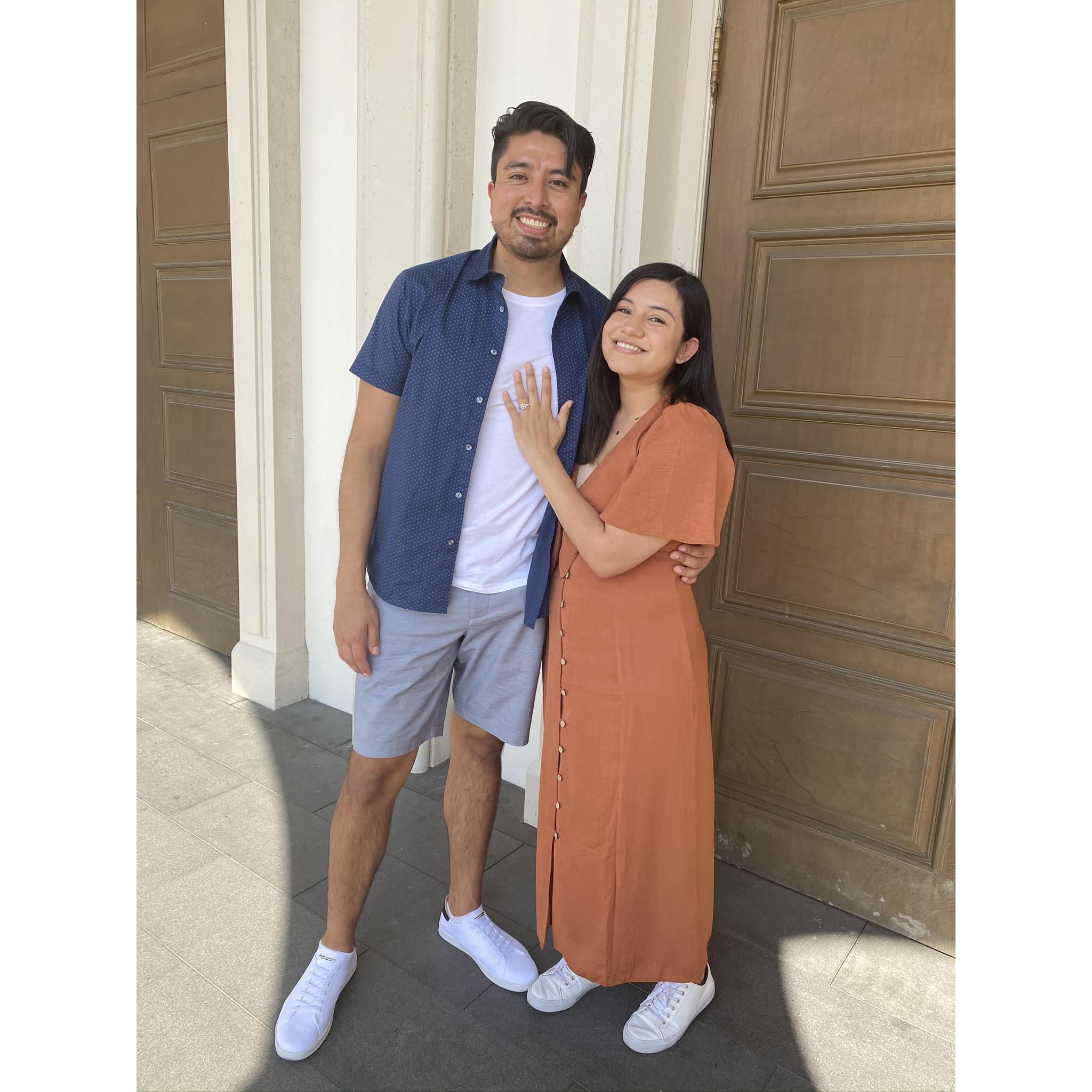 officially engaged!