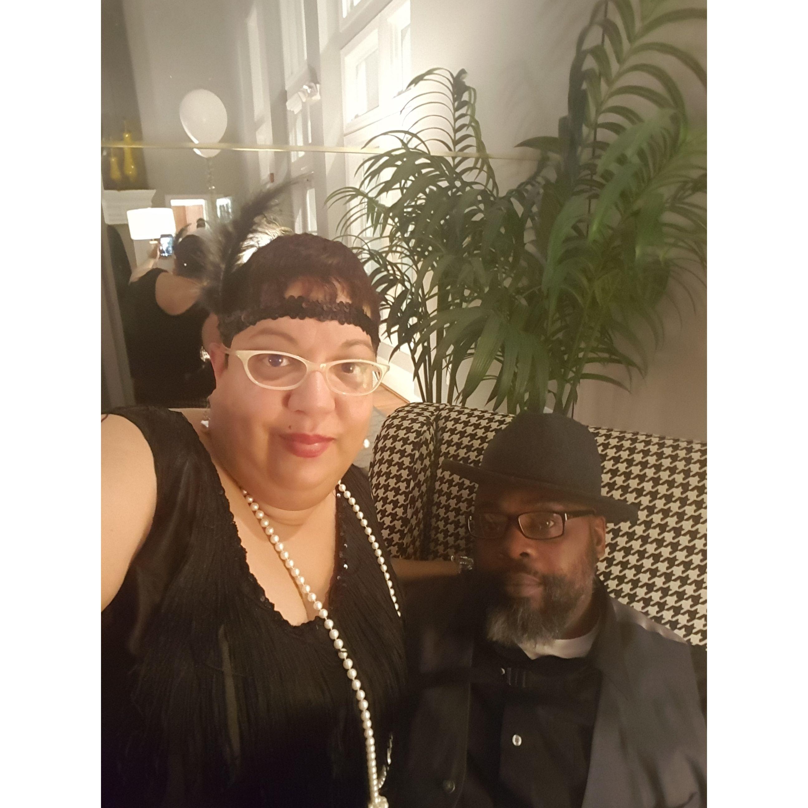 At a Roaring 20's birthday celebration.