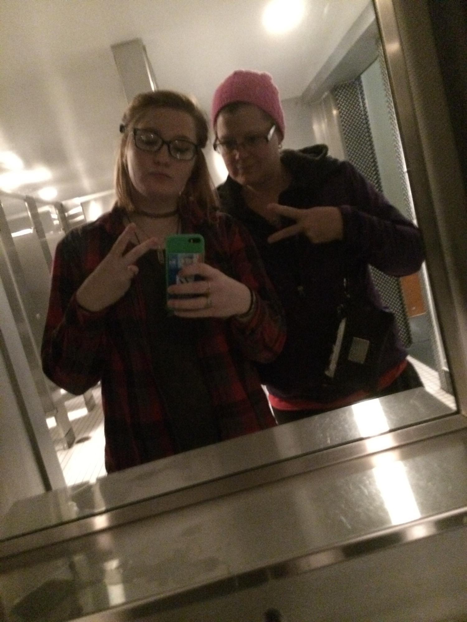 Stephanie teaching her mom to be cool and punk c 2015