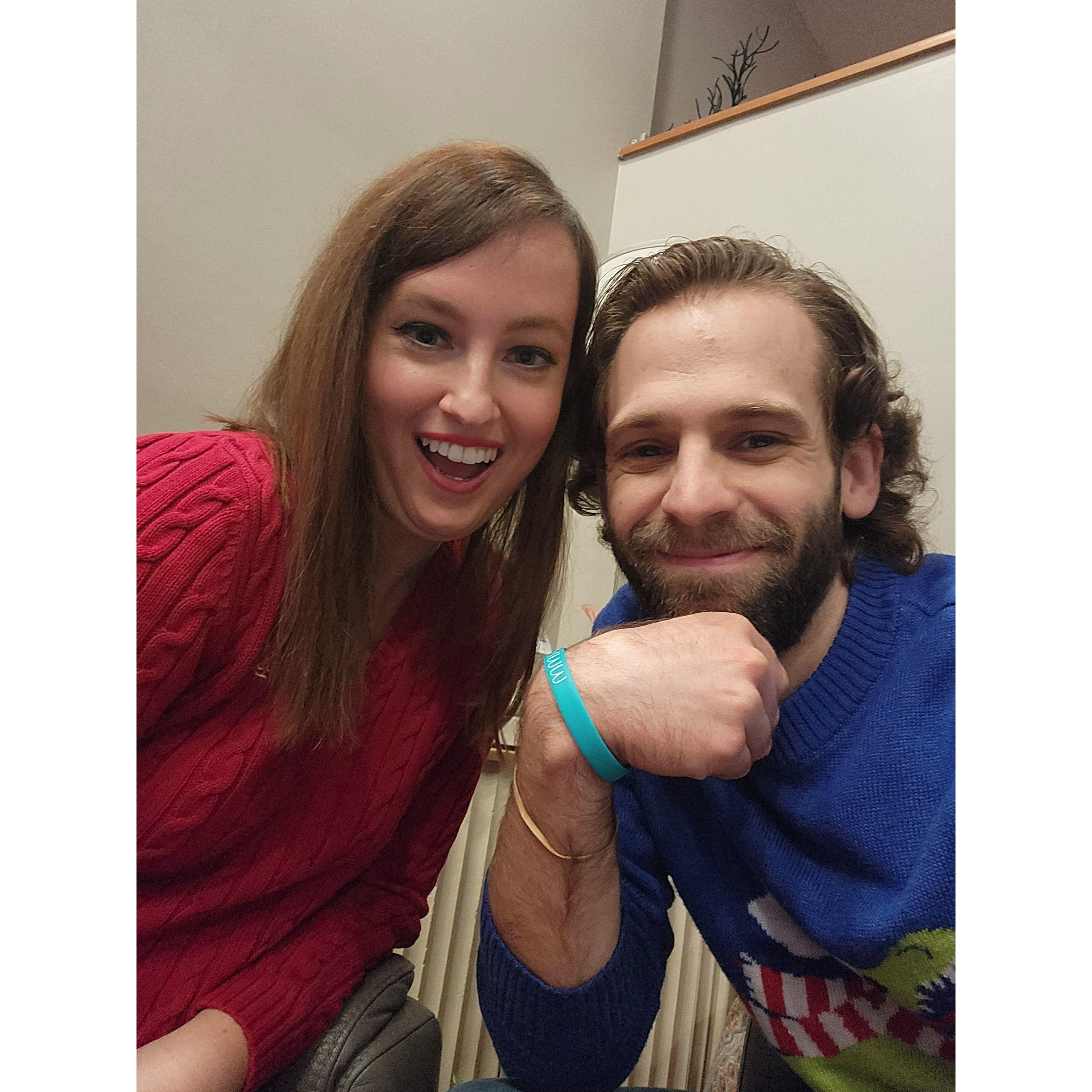 Someone in this relationship buys ugly Christmas sweaters because they start conversations.