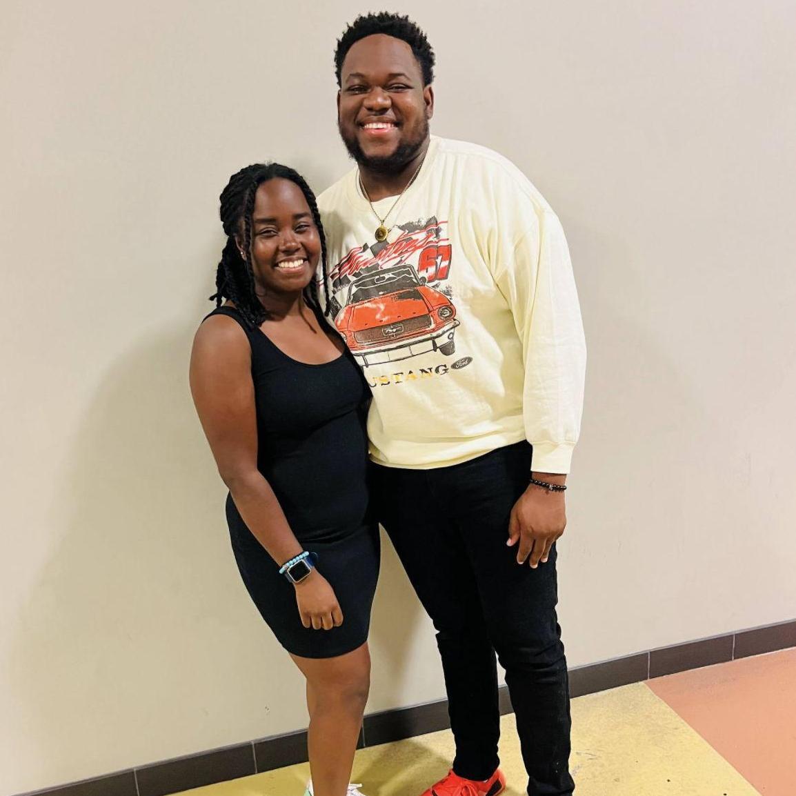 Us before a Rod Wave concert in 2022!