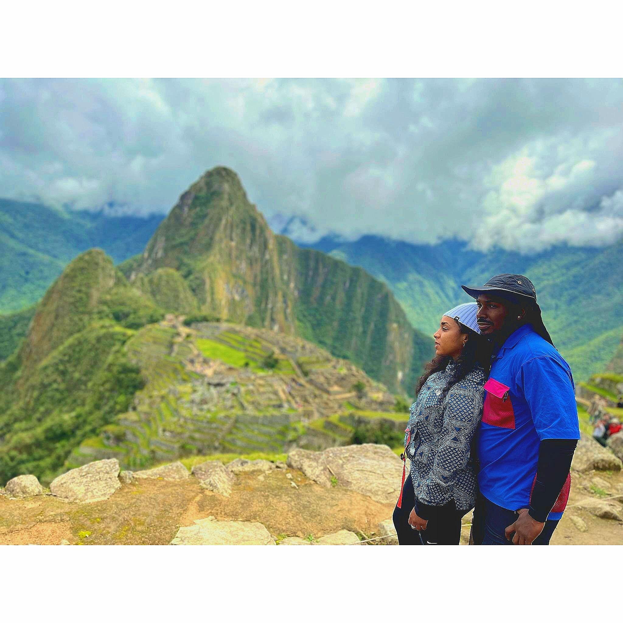 At Machu Picchu in Cusco, Peru