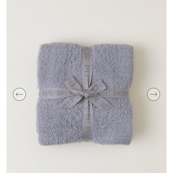 Barefoot Dreams CozyChic® Throw - Dove Gray