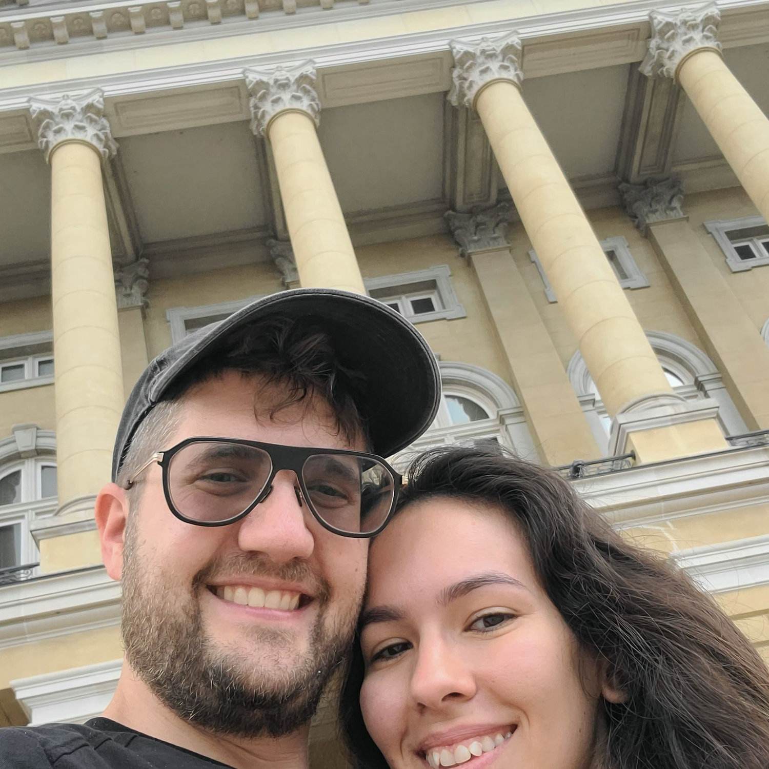 Iowa Capital Date Selfie