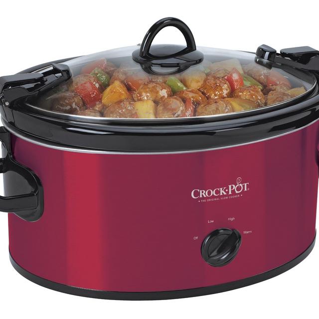 Crock-Pot 6-Quart Slow Cooker, Red