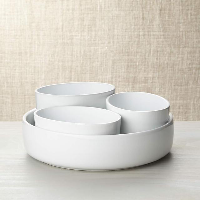 Crate&Barrel 4-Piece Form Server