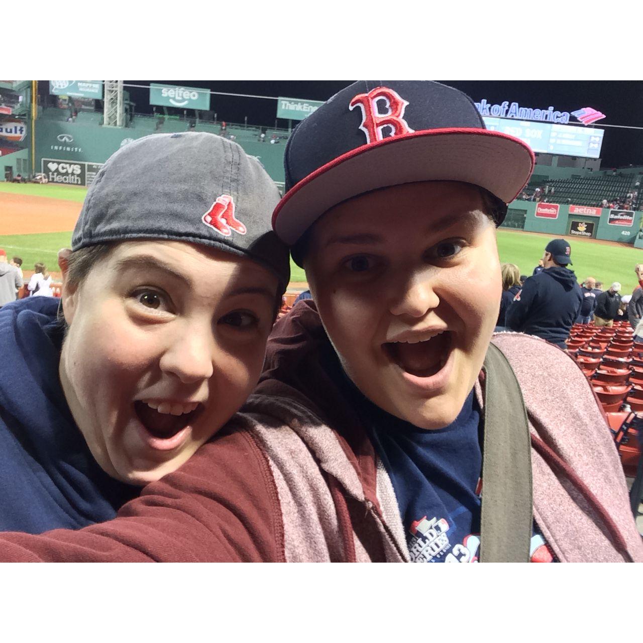 MJ's First Red Sox Game 2016