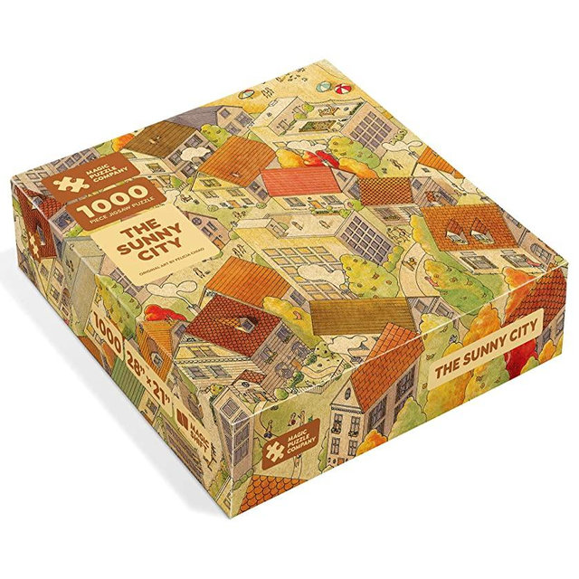 The Sunny City - 1000-Piece Jigsaw Puzzle from The Magic Puzzle Company