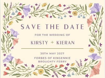 The Wedding Website of Kirsty Wishart and Kieran O’Neill