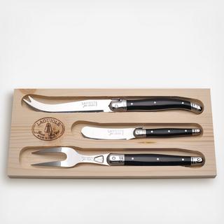 Laguiole 3-Piece Cheese Set