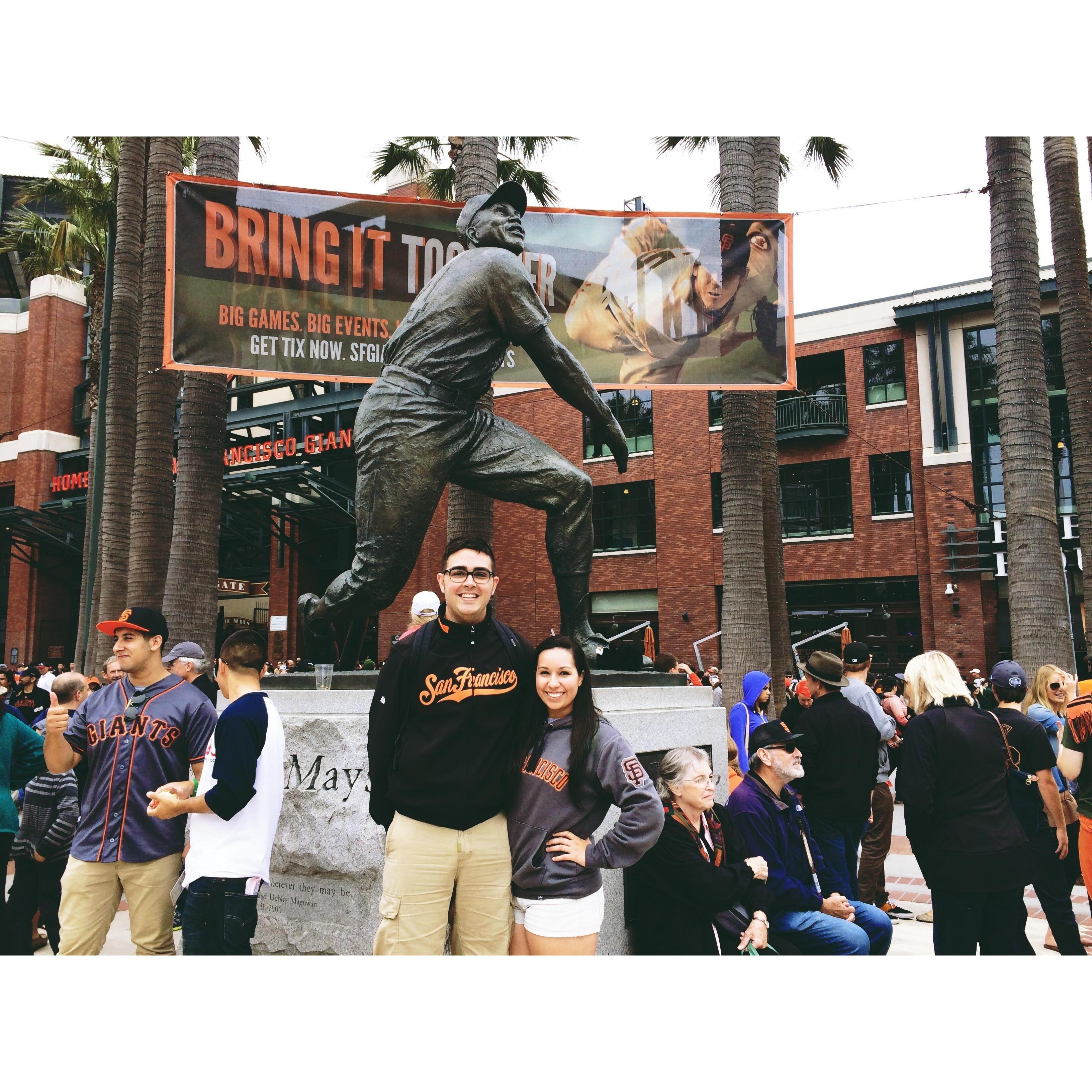 We have gone to countless Giants games but nothing was quite like to seeing Tim Lincecum throw a no-hitter in June 2014!