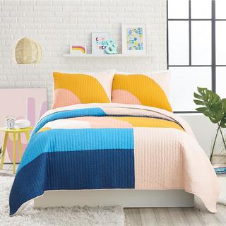 Ampersand 3-Piece Modshapes Quilt Set