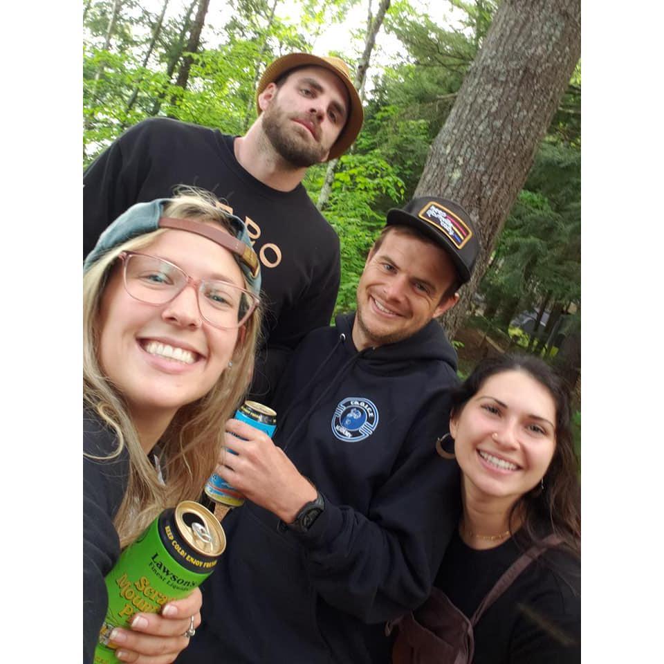 We spent a lot of time camping with our sweet Raya and Ben up in VT!!