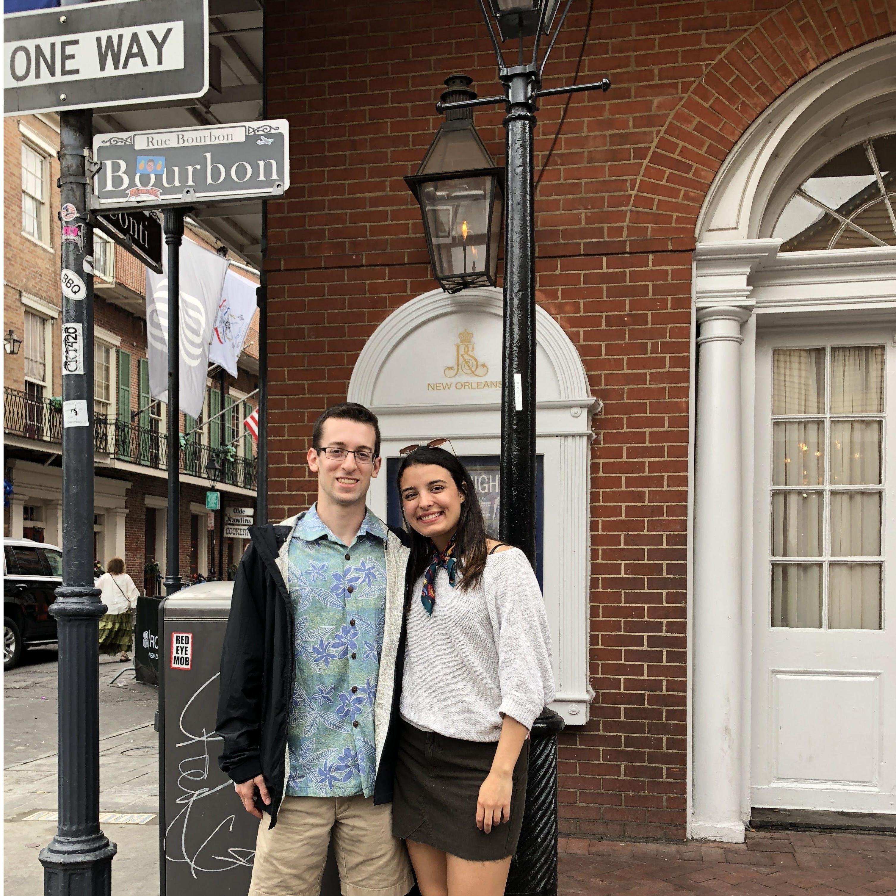 Junior year spring break trip to Nola!