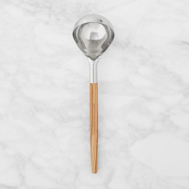 Williams Sonoma Stainless Steel Olivewood Ladle