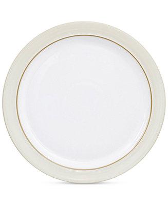 Natural Canvas Stoneware Dinner Plate