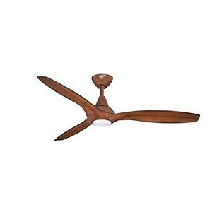 Tidal Breeze 56 in. Indoor LED Distressed Koa Ceiling Fan